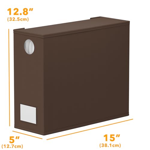 9 Pack Bed Sheet Organizers and Storage (9 pcs / Brown)