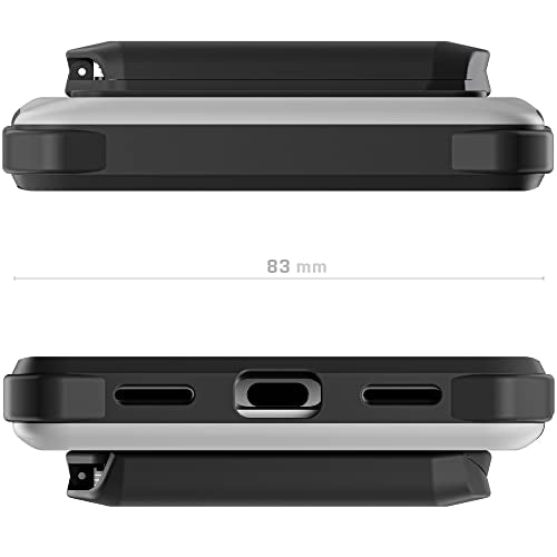 EXEC Pixel 7 Pro Case Wallet with Detachable Magnetic Credit Card Holder Heavy Duty Drop Protection Supports Wireless Charging Phone Cover Designed for 2022 Google Pixel7 Pro (Pixel 7 Pro / Gray)