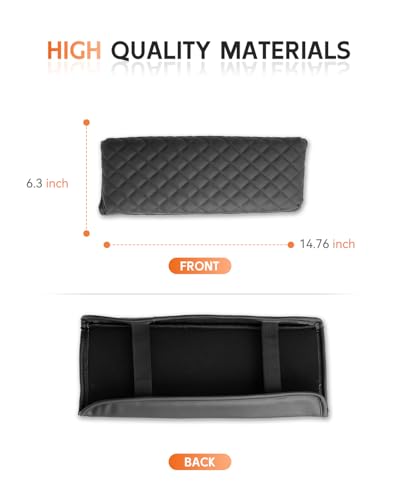 for Toyota Prius 2023 (Toyota Prius-Thickened Black Leather Square)