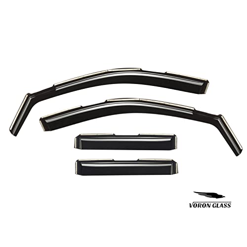 in Channel Extra Durable Rain Guards for Trucks GMC Sierra 1500 2019 (For Sierra 1500 19-26)