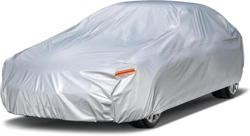 6 Layers Waterproof Car Cover for Ford Mustang (LM-Silver / 28. Custom Fit Ford Mustang)