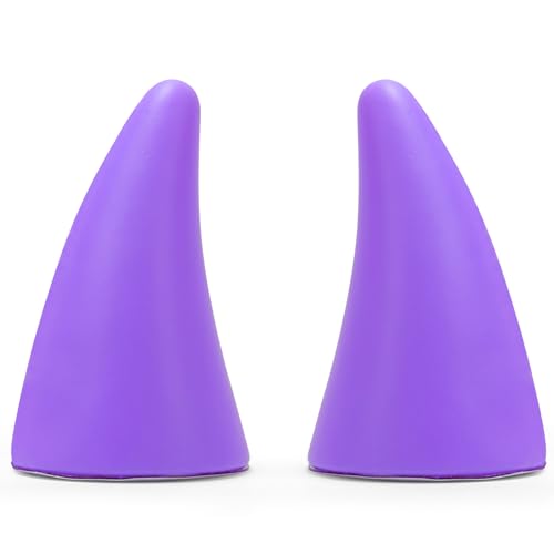 Car Roof Decoration 3D Devil Horn Stickers (Fashion Purple)