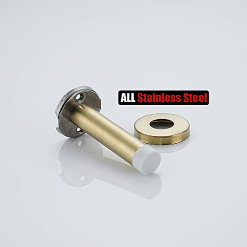 Door Stopper Gold (4 Pack / Gold & White Tip)