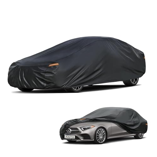 7 Layers Waterproof Car Cover for Mercedes Benz CLS 2004 (PE-Black / Custom Fit Mercedes-Benz CLS)