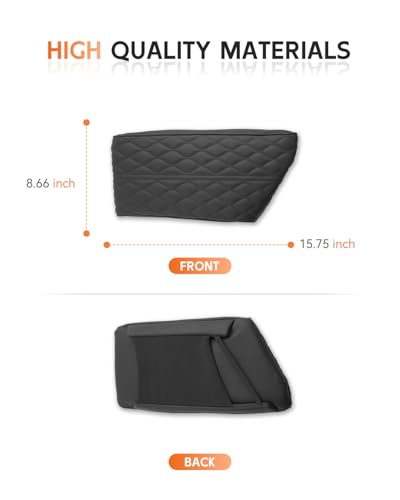 for Kia EV6 2022 (Kia EV6-Thickened Black Leather)