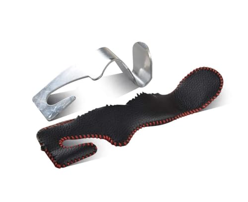 2 Pack Car Headrest Hooks (Black red)