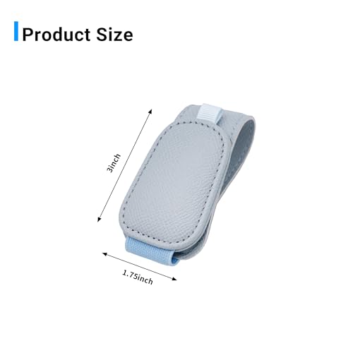 2 Packs Magnetic Sunglass Holder for Car Visor (Blue / 2pcs)