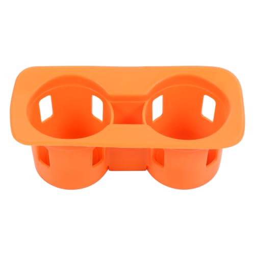 Center Console Cup Holder Protector Compatible with Ford Maverick 2022 (Orange)