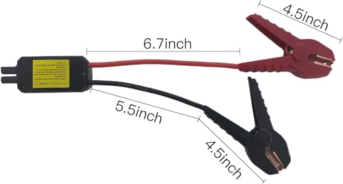 Smart Jump Starter Clamps for 12V Portable Car Jump Starters (FOR MEGAWISE)