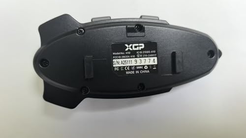 X10 10 Riders Group Mesh Motorcycle Intercom (Grey / X10 1 Unit)