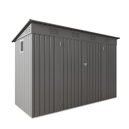 4 * 9.2 * 6 FT Outdoor Storage Shed (9.2x4FT)