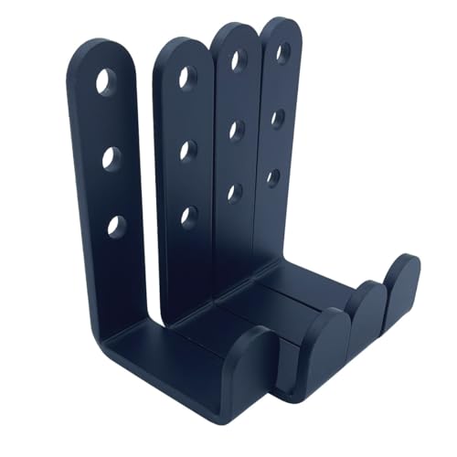4 Pcs Black Heavy Duty Metal j Hooks for Hanging 230 lbs (Large)