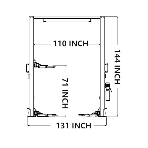 Single Point Lock Release 12000lbs Lifting Capacity 4.0HP 2 (112*18*36)