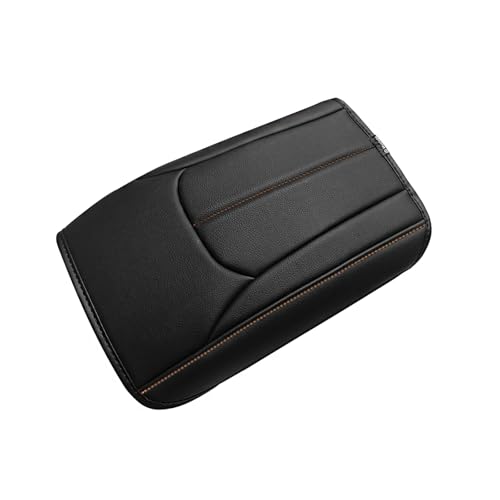 Armrest Cover for Subaru Forester 2025+ (21) 25+ |Forester| Black/Brown Stitching, Regular)