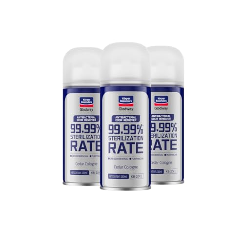 Glodway Car Air Freshener Spray (6 Ounce (Pack of 3) / White)