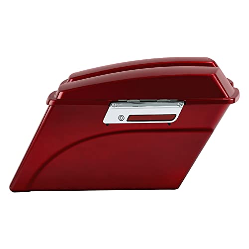 Motorcycle Saddlebags Hard Saddle Bags For Harley Touring 1993 (Red / Standard)