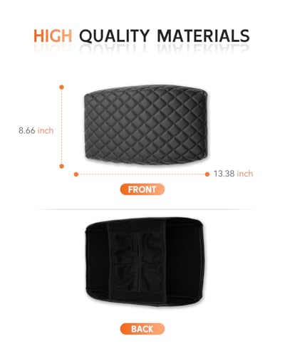 for Ford Ranger 2024 (Ranger 2024-2026 Thickened Black Leather Square)