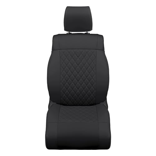 Wrangler JK Seat Covers Custom Fit for Jeep Wrangler (Black / 08-10 JK 4 Door Full Set)