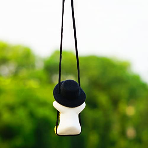 Rear View Mirror Hanging Accessories of Cool Swinging Duck Car Hanging Ornament Cute Car Accessories for Teens Men Women Mirror Hanging Funny Truck Pendant Charms (D)