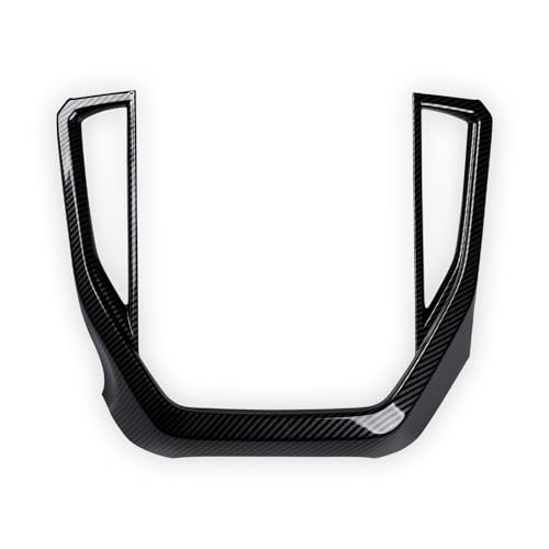 Car Center Console Navigation Panel Sticker ABS Carbon Fiber Decal Interior Trim Only for Subaru Forester 2025 2026 Accessories (Center Console Navigation Decal)