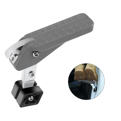 Foldable Car Door Step Stand Pedal (Evolution Series / Gray)