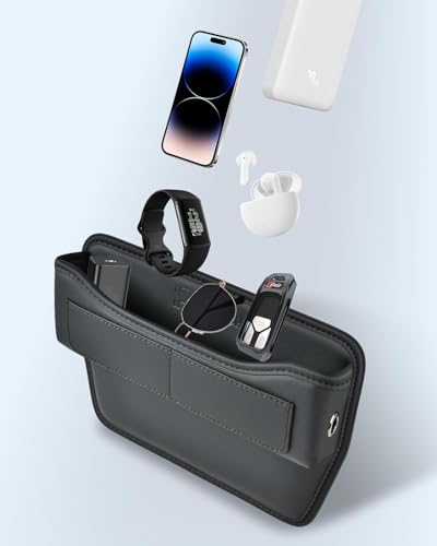 Car Seat Gap Filler Organizer (B-Car Seat Gap Fille-Black-2Pack)