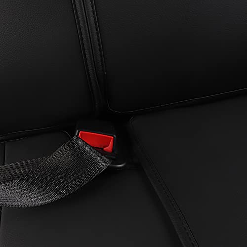 Car Seat Covers for Dodge Ram 2 Pcs Front (2 PCS Front,Black)