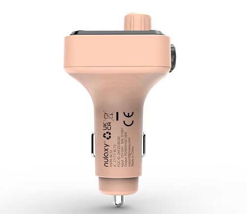 54W Bluetooth 5.3 Car Adapter (Pink)