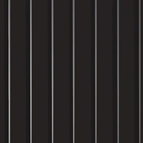 Garage Flooring 5' x 10' Midnight Black Ribbed Channel Vinyl Protector Mat (5' x 10' / Midnight Black)