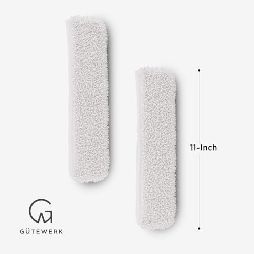 2× Microfiber Cloths for 11" Squeegee
