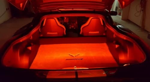 12" Red 18 SMDs 2835 LED Strip Light Universal Fit Car Trunk Cargo Area or Interior Illumination (Red)