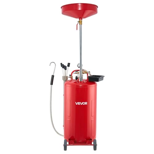 21 Gallon Waste Oil Drain Tank (20.1 x 20.1 x 66.1 in)