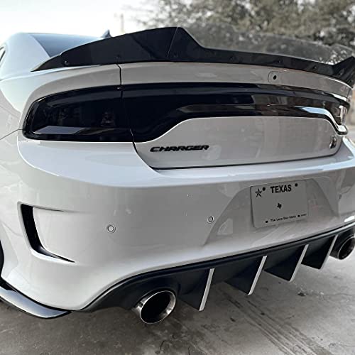 Extra Wide Headlight Taillight Vinyl Tint Wrap 16 Inch x 48 Inch 2 (16" x 48" 2-roll Pack / Dark Smoke)