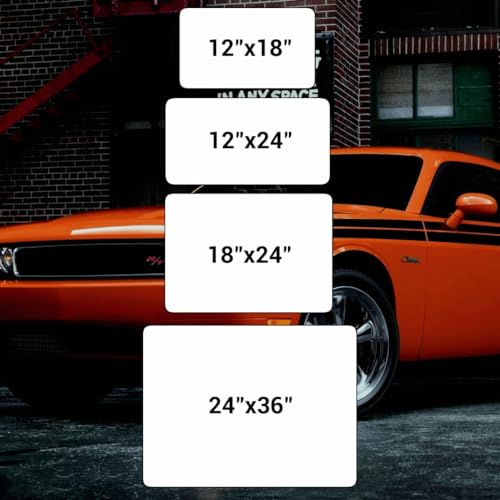 2 Pack Blank Car Door Magnet Sticker (36x24 inch White (2 PACK) / White)