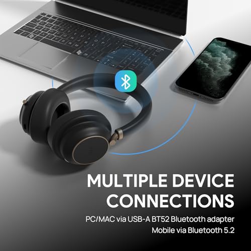BH76 Plus Bluetooth Headset (Black / BH76 Plus USB-A)