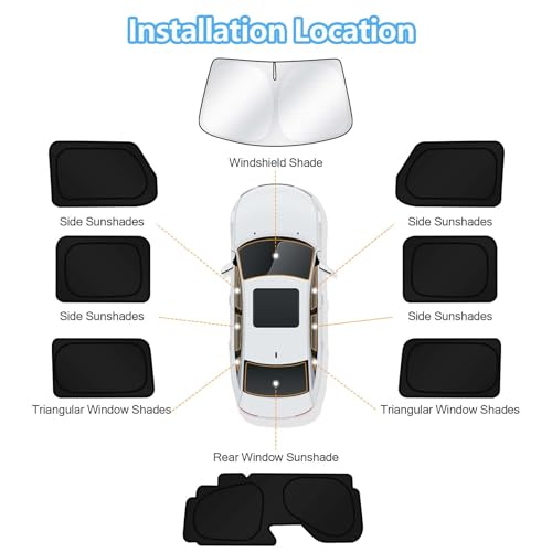 Car Window Shades for 2018 (FOR | Wrangler 2018-2026)