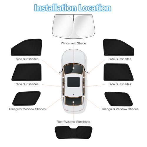 Car Window Shades for Ford Expedition 2018 (FOR | Expedition 2018-2024 (8pcs))