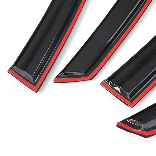 Outside Mount Window Visors Rain Guards for Honda Civic 4Dr Sedan 2016 (2016-2021)