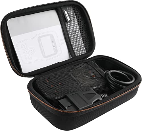 Protective Case Storage Bag for OBD2 Scanner Code Reader Diagnostic Scan Tool Battery Tester (Black)
