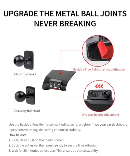 Car Phone Holder for Dodge Ram 1500 (for 2013-2018 Ram 1500 2500 3500)