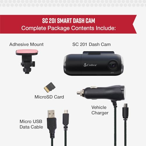 Smart Dash Cam with Interior Cam (HD Front and Cabin View)