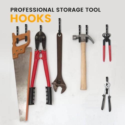 8 Pack Heavy Duty Garage Hook for Hanging 50 lbs (3.5-Inch)