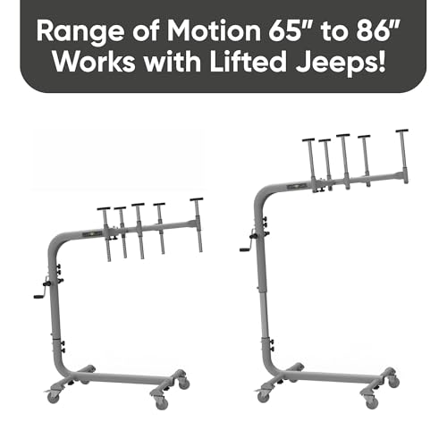Hard Top Remover Lift for Jeep Wranglers (Grey)