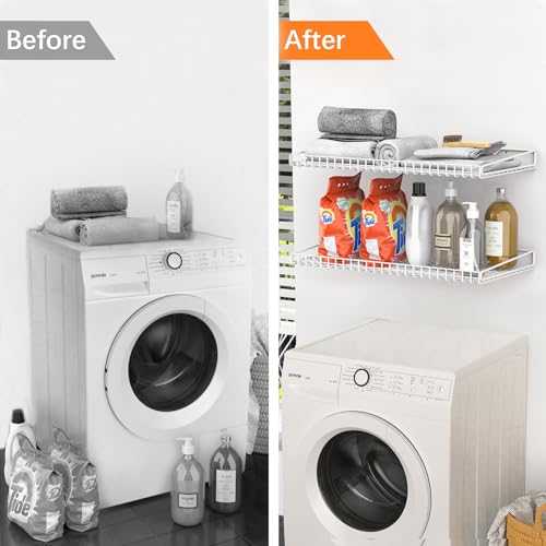 Garage Wall Shelf (White)