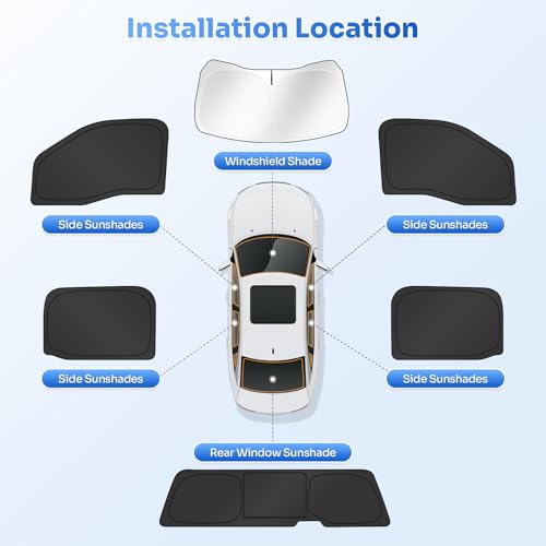 Car Window Shades for Ford F150 2021 (FOR | F150 2021-2026 (6pcs))