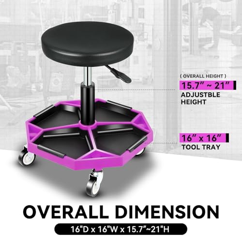 Mechanic Stool (Purple)