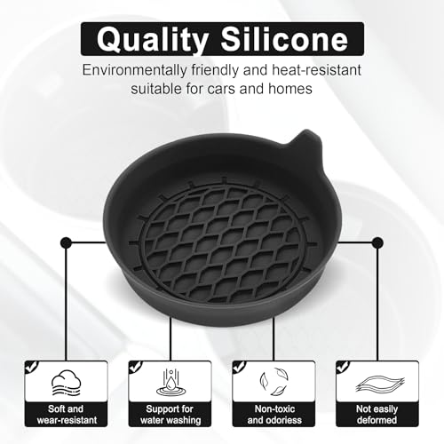 Car Cup Holder Coaster (Black)