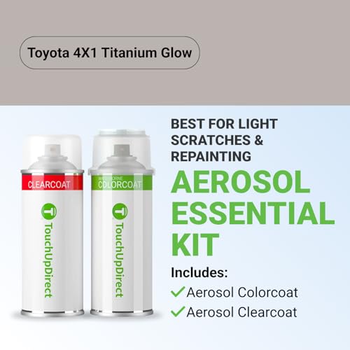 Car Paint Touch Up Spray Kit (Aerosol Spray - Essential Kit / Titanium Glow)