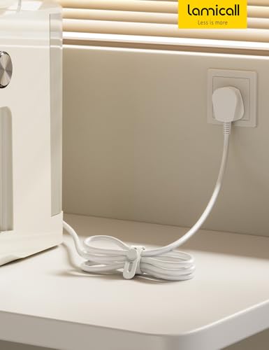 10 Pack Silicone Cable Ties Cord Organizer (10pack / White)