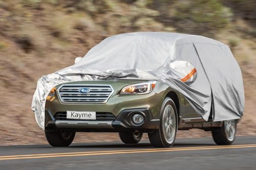 6 Layers Waterproof SUV Car Cover for Subaru Outback 1994 (LM-Silver / 83. Custom Fit Subaru Outback)